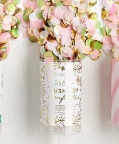 She She Boutique Confetti Popper - Cue Confetti, Gold Floral OR Confetti