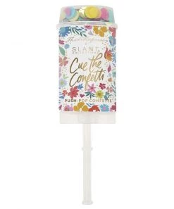 She She Boutique Confetti Popper - Cue Confetti, Gold Floral OR Confetti