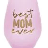 She She Boutique Jumbo Wine Glass - Best Mom Ever GIFTS
