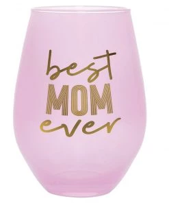 She She Boutique Jumbo Wine Glass - Best Mom Ever GIFTS