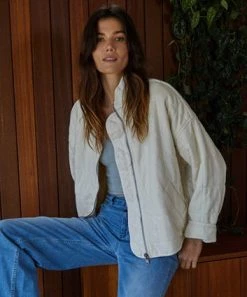 She She Boutique It's All Good Jacket - Cream CLOTHING