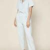 She She Boutique Washed Utility Jumpsuit - Ice Blue