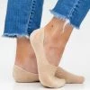 She She Boutique No-Slip Sneaker Socks - White OR Nude