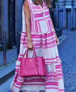 She She Boutique CLOTHING Boho Dress - Pink