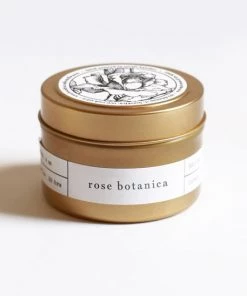 She She Boutique GIFTS Gold Travel Candle - Rose Botanica