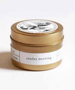 She She Boutique GIFTS Gold Travel Candle - Sunday Morning