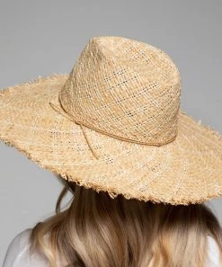 She She Boutique Raffia Sun Hat - Natural ACCESSORIES