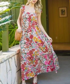 She She Boutique Floral Maxi Dress - Pink NEW ARRIVALS 8 She She Boutique Floral Maxi Dress - Pink NEW ARRIVALS