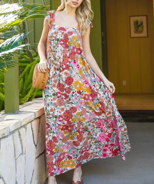 She She Boutique Floral Maxi Dress - Pink NEW ARRIVALS 5 She She Boutique Floral Maxi Dress - Pink NEW ARRIVALS