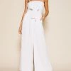 She She Boutique Strapless Jumpsuit - White