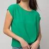 She She Boutique NEW ARRIVALS Twist Hem Top - White OR Kelly Green