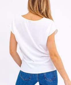 She She Boutique NEW ARRIVALS Twist Hem Top - White OR Kelly Green