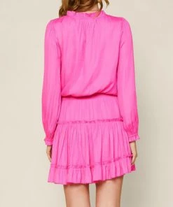 She She Boutique NEW ARRIVALS Tiered Dress - Pink Bubblegum