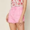 She She Boutique CLOTHING Pleated Shorts - Pink