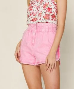 She She Boutique CLOTHING Pleated Shorts - Pink