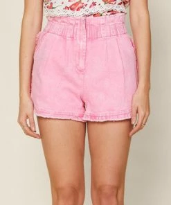 She She Boutique CLOTHING Pleated Shorts - Pink