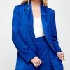 She She Boutique Boyfriend Blazer - Royal Blue