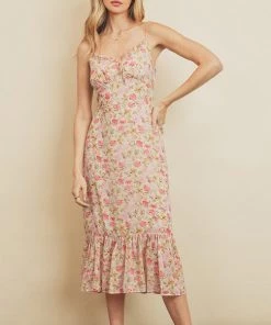 She She Boutique Fine Romance Dress - Natural/Multi