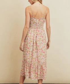 She She Boutique Fine Romance Dress - Natural/Multi