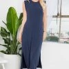 She She Boutique Tank Dress - Ink Blue, Olive OR Black CLOTHING 1 She She Boutique Tank Dress - Ink Blue, Olive OR Black CLOTHING