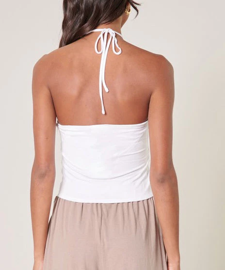 She She Boutique CLOTHING Rafaela Convertible Cutout Top - White OR Black 5 She She Boutique CLOTHING Rafaela Convertible Cutout Top - White OR Black