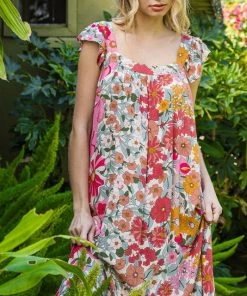 She She Boutique Floral Maxi Dress - Pink NEW ARRIVALS 9 She She Boutique Floral Maxi Dress - Pink NEW ARRIVALS