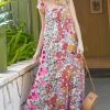 She She Boutique Floral Maxi Dress - Pink NEW ARRIVALS