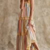 She She Boutique Merry Meadow Maxi Dress - Pink/Mustard/Blue