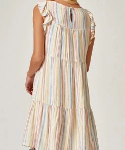 She She Boutique Stripe Dress - Multi CLOTHING