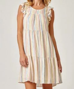 She She Boutique Stripe Dress - Multi CLOTHING