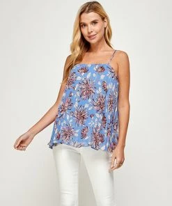 She She Boutique Floral Print Cami Top - Multi CLOTHING