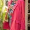 She She Boutique NEW ARRIVALS Double Button Blazer - Fuschia