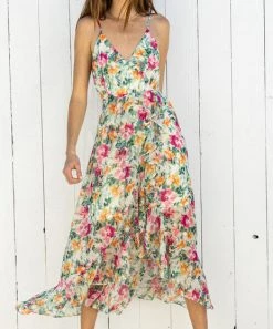 She She Boutique Floral Maxi Dress - Multi