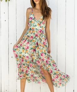 She She Boutique Floral Maxi Dress - Multi