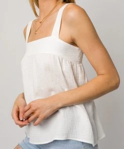 She She Boutique Sleeveless Top - White