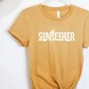 She She Boutique Sun Seeker Tee - Heather Mustard