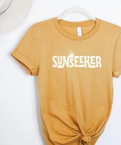 She She Boutique Sun Seeker Tee - Heather Mustard