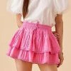 She She Boutique Pintuck Skort - Bubble Gum CLOTHING