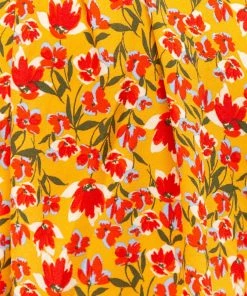 She She Boutique NEW ARRIVALS Pleated Sleeve Blouse - Mustard