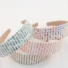 She She Boutique ACCESSORIES Pastel Checker Headband - Rainbow, Blush OR Neutral