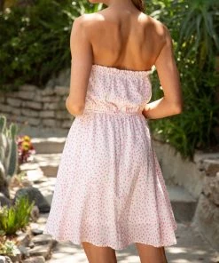 She She Boutique Tube Top Mini Dress - Pink