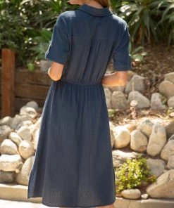 She She Boutique NEW ARRIVALS Buttondown Shirt Dress - Teal