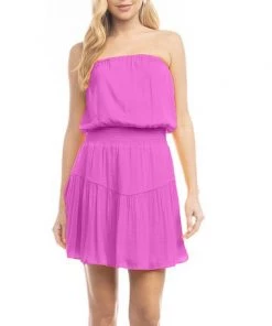 She She Boutique CLOTHING Strapless Dress - Viola