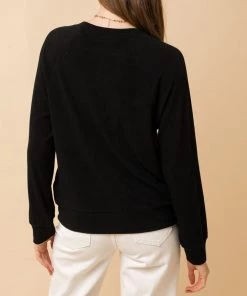 She She Boutique NEW ARRIVALS Be Joyful Always Tee - Black