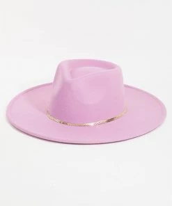 She She Boutique NEW ARRIVALS Chevron Chain Link Hat - Pink