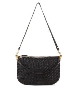 HANDBAGS Clare V. Moyen Messenger - Black Zig Zag