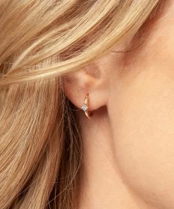 Miranda Frye Kierza Huggies - Gold JEWELRY