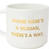 She She Boutique 16 Oz. Stackable Ceramic Mug - Where There's A Woman
