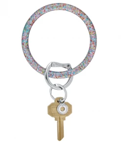 She She Boutique NEW ARRIVALS Resin Big O Key Ring - Birthday Cake