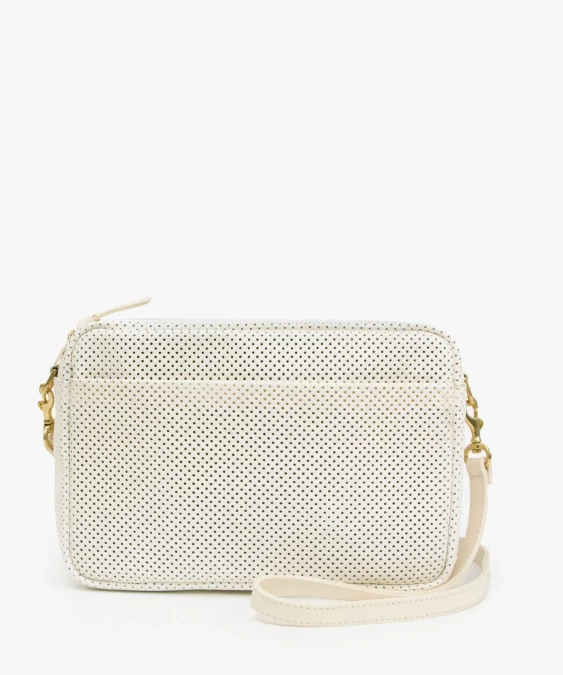 She She Boutique NEW ARRIVALS Clare V. Marisol With Front Pocket - Cream Perf 4 She She Boutique NEW ARRIVALS Clare V. Marisol With Front Pocket - Cream Perf